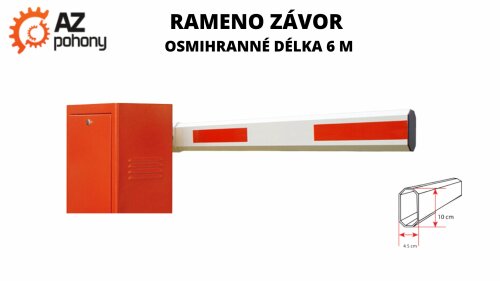 Rameno závor osmihranné délka 6 m